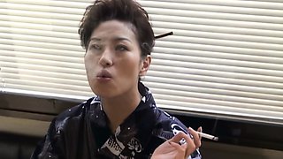 Milf rubs her clit during doggystyle hardcore sex
