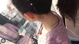 Hot Japanese MILF Ayano Nishi Has an Affair with Her Coworker