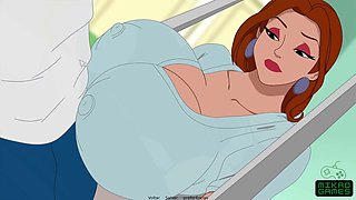 Big boobs, porn game, cartoon porn game