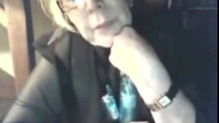 Black and white granny 74 yo