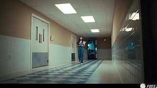 Nurse BBC Facefucked - Time Stop Interracial Freeze Porn