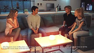 Anal Foursome Wedding Night: Andy and Katy Swap with Sofia in Wild Mature Cuckold Game