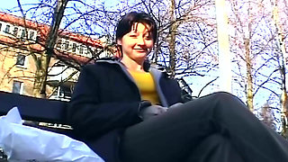 Hairy Pussy Cucumber Stretch - Sloppy Deepthroat Finish