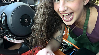 Step Daughter Starbucks Barista Fucks Rich Stepdad Teddy Tarantino