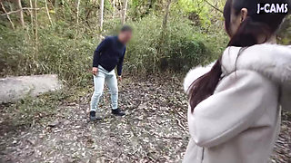 Obedient M Type Woman Enjoys Being Led Around Finding Pleasure in a Bold State Tease Job-2