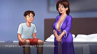 Hot Indian Aunty Neighbor Fucks Anonymous in Summer Time Saga 3D Sex Game Animation