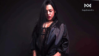 Silk Robe Tease: Just Enough to Make You Want More