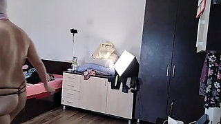 Amateur Wife Has Fun Trying on Clothes That She Cuts