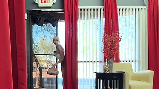 Small titted glory hole ginger babe fuck