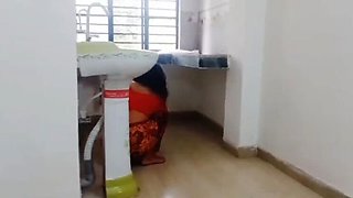 Desi Hot Bhabhi Gets Rough Kitchen Sex Satisfaction