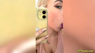 DTFsluts - Bella Mur is still horny after fucking her bf!