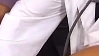 Redhead Nurse Spreads for Doctor Deep Exam
