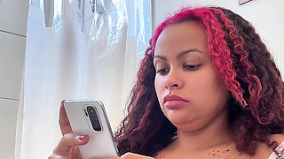 Chubby Gassy Girl Morning Toilet Farts Natural Gassy Moment