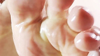 Oiled Feet Asmr Slow Sole POV & Deep Whisper Tease