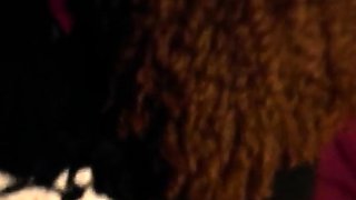 Cum on her panties - amateur CFNM fun