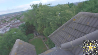 Cheating Wife Roof Quickie and Post-wedding Fuck