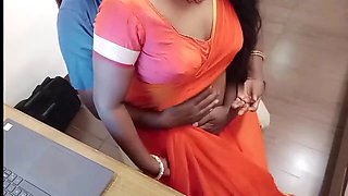 Horny housewife Luxmi Wife gets pounded by her boss in the office cabin