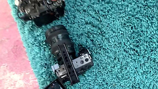 BTS Photoshoot Gone Wild 4 Naughty Girls Share & Worship the Cameraman's Cock