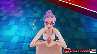 Hot Tsukiyama Pool 3D Hentai – Two Hands Handjob In Water, Frenulum Licking & Deepthroat Cumshot