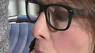 Office Slut in Glasses Gets Fucked Hard on the Desk