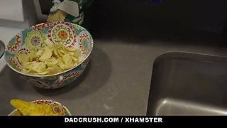 Dadcrush \u2013 stepdaughter sucks and screws step daddy for car keys