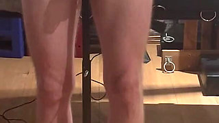Bossy Wife Denies Chastity Sub Restrained in Cock Pillory