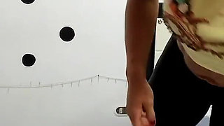 Very Muscular MILF Bodybuilder Play with Her Big Clit Have Multiple Real Orgasms