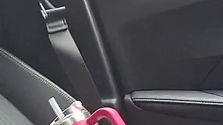 Flash Cock to a Girl in the Car!