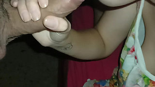 Ensinando ela a mamar