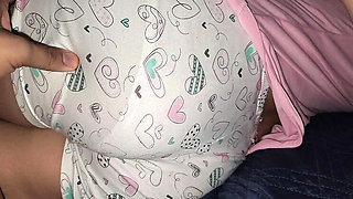 Stepsister Prank Creampie - Hairy Latina Doggystyle POV