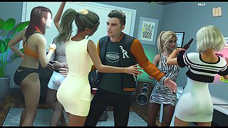 Homemade amateur college dorm, college homemade party, akademik party