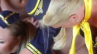 The Fucked Stewardesses - Cum & Creampie Airlines
