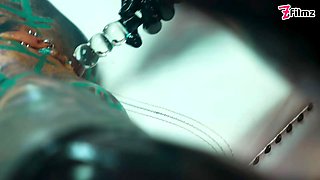 Latex lesbian fun with Anuskatzz, Miss Flora, and Lisa