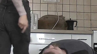 Miss Amy Douxxx Makes Herself Happy on the Slave's Face