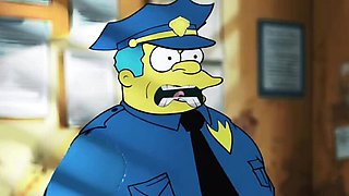 Hot MILF Housewife Fucks Sheriff in Police Station - Animated Cartoon Sex
