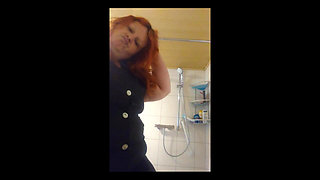 Watch me, a hot SSBBW, take a shower.