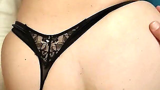 Lily, on All Fours in Front of the Mirror, Watches Herself Orgasm and Finishes by Ejaculating on Her Ass.