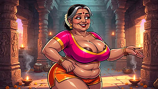 Huge Boobs Indian Animation