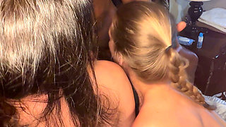 2 Bbcs & 2 MILFs Group Fuck Session