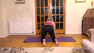 Auntjudys - Working Out with Busty Mature MILF Andrea Ann