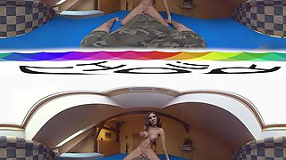 Escort Beauty Ignites Wild Passion in Virtual Heat