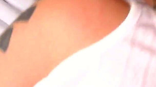 Tatted Split Tongue Asian Baddie Jesse Is a Slut for Stepdaddy