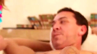 Chubby blonde Sunny Lane POV deepthroat blowjob facial