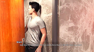 Amnesia: sexy handsome blondie naked  in the toilet s2ep.4