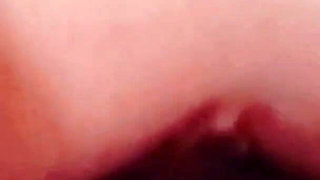 Sexy Bitch Fills Her Pussy with Cum