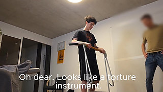 Masseur Ties up Hetero Craftsman (part 3)