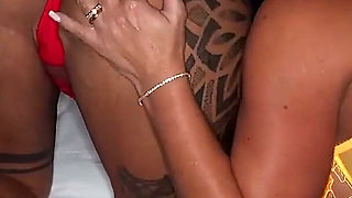 Nadine Grinds and Kisses Tattooed MILF in Steamy Passion