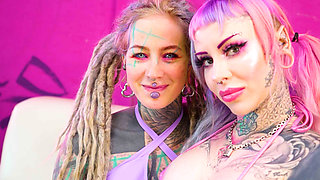 Hippie and Bimbo Anal Fuck with Crazy Toys