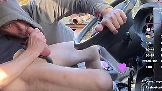 Continuation of the truck stop meeting inside my truck ,Part 2 getting more intense
