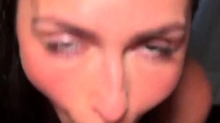 Busty beauty in stockings spreads wide for deep drilling